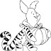 Christmas Pooh Bear Coloring Pages