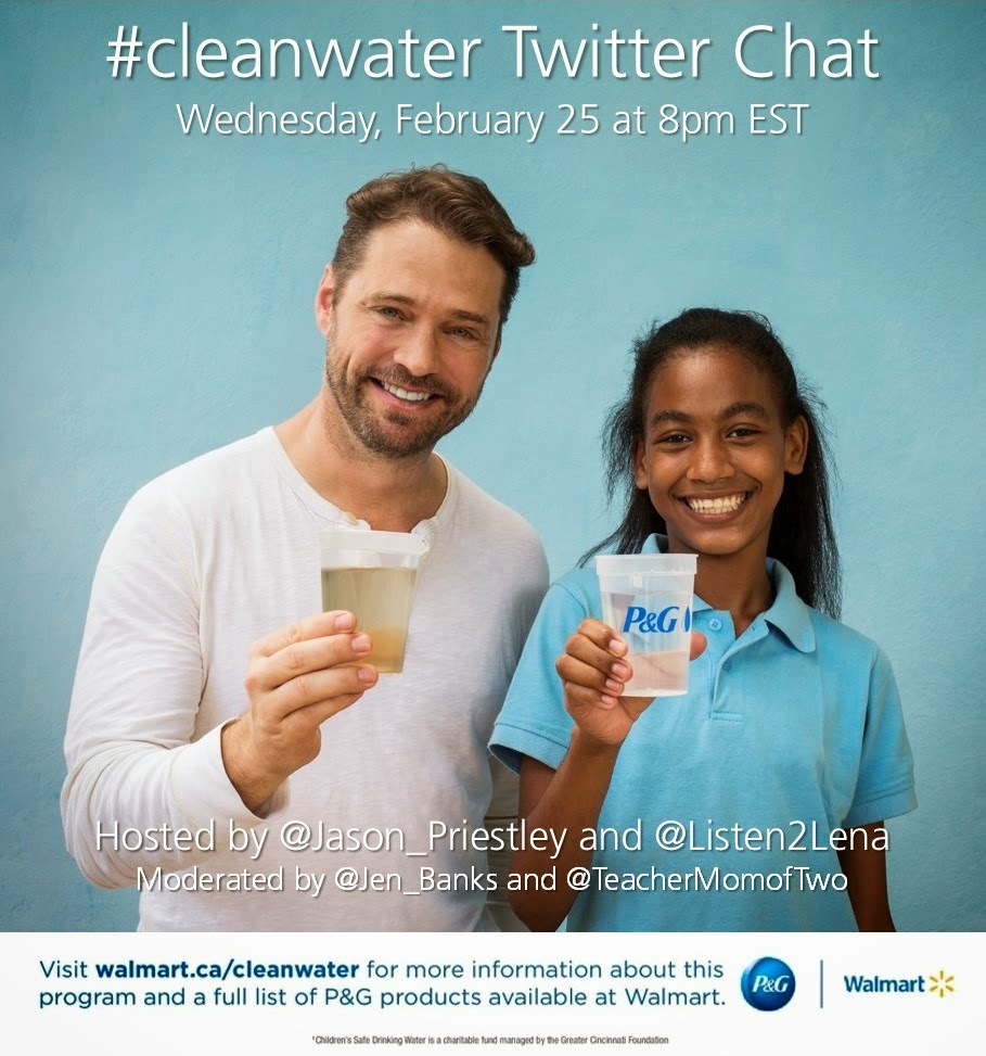 #cleanwater Twitter Chat with Jason Priestley