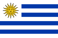 Bendera Uruguay - Piala Dunia 2010