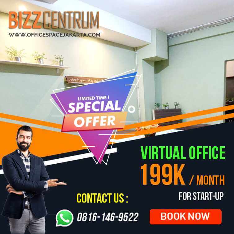 sewa ruang kantor jakarta murah, promo sewa ruang meeting jakarta, sewa virtual office jakarta