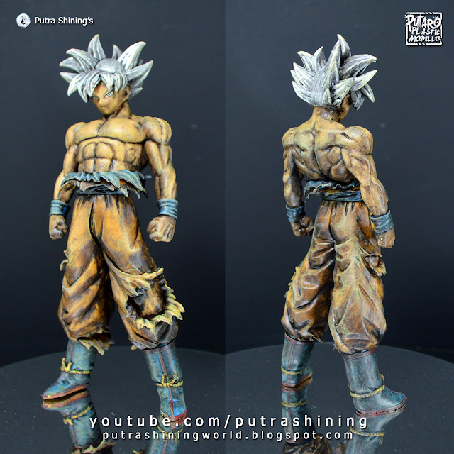 Dragon Ball Z Son Goku Vinyl Custom Paint by Putra Shining