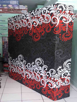 Kasur inoac motif minimalis savoy hitam