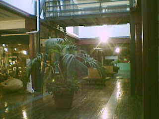 atrium in the Exchange Building between Allen and Blair streets