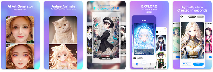 Anime AI - Tạo tác phẩm nghệ thuật AI 2D cho Android a1