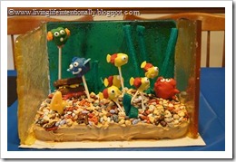 all 3 sides of aquarium glass cake are done