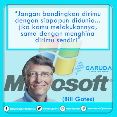 Download Free File PSD JPEG Desain Quote Daily Bill Gates