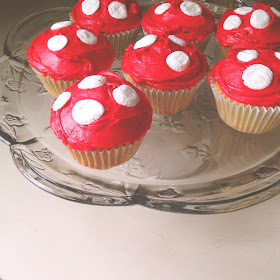 toadstool cupcakes