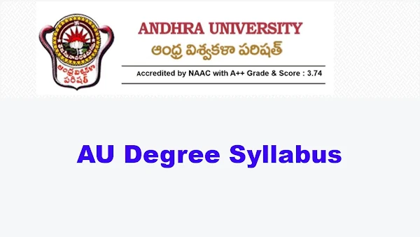 Andhra University Degree Syllabus