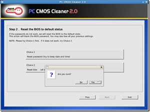 Reset Your Bios Password Using PC CMOS Cleaner