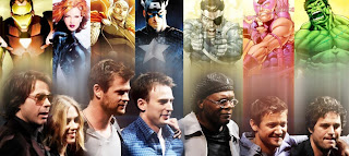 Homem de Ferro; Viúva Negra; Thor - Deus do Trovão; Capitão América; Nick Fury; Gavião e Hulk