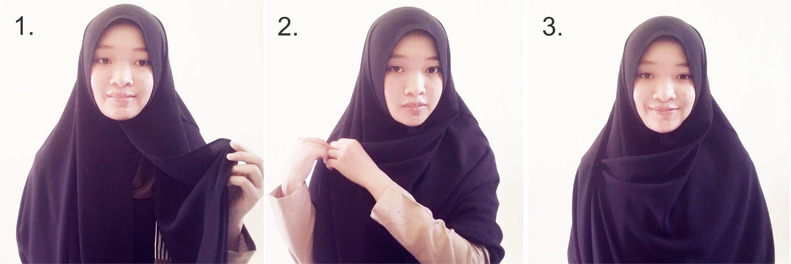 Tutorial Hijab Indonesia Syari Modern Hijab Instan Syari Bag 2