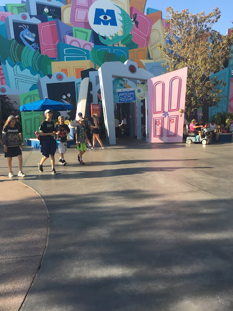 Mike and Sulley to the Rescue Entrance Disney California Adventure