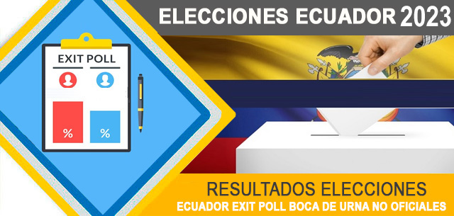 Resultados Elecciones Ecuador 2023 Exit Poll Boca De Urna No Oficiales CNE