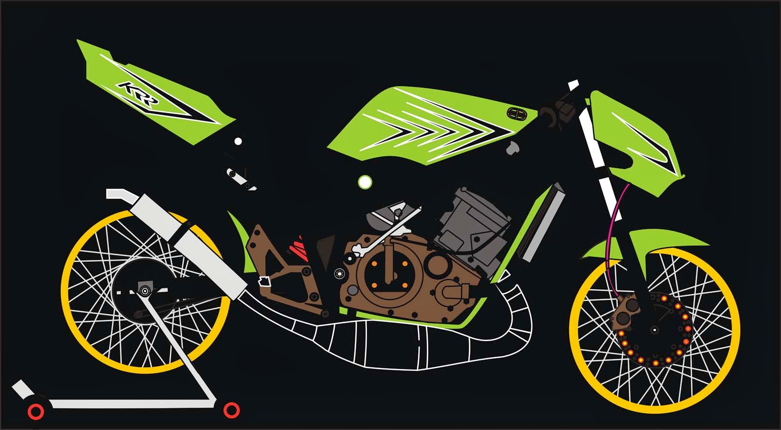 85 Gambar Motor Drag Corel Draw Terlengkap Ranting Modifikasi