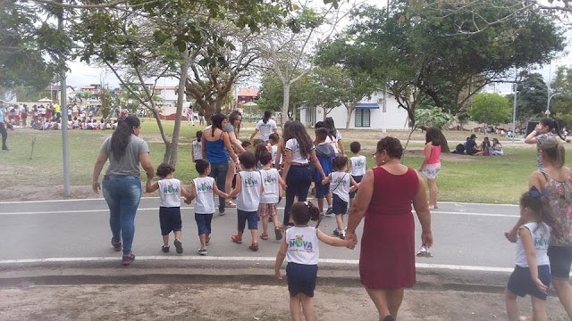 Alunos do Nova Geração tem dia especial no Parque da Criança