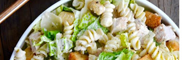 The Best Chicken Caesar Pasta Salad