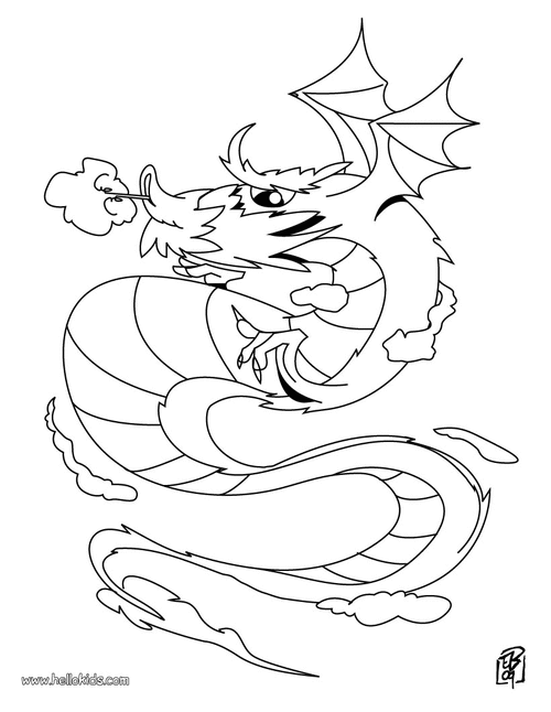 Baby Dragon Coloring Pages