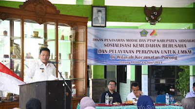 Plt. Bupati Sidoarjo Siapkan Program Bantuan Dana Bergulir untuk Support UMKM Naik Kelas