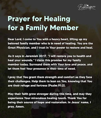 prayer for healing