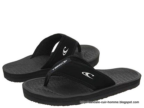 Sandale cuir homme:homme-676228