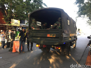 2 Kendaraan TNI AD Hanya Lewat, Tak Masuk ke Mako Brimob