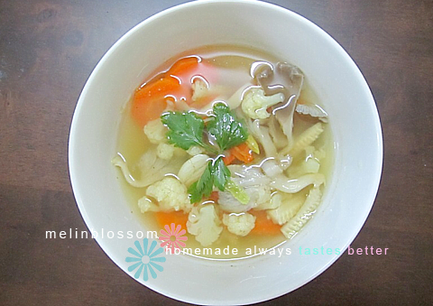 Melinblossom: Sup Sayur Mudah