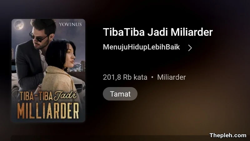 Novel Tiba-tiba Jadi Miliarder Full Bab