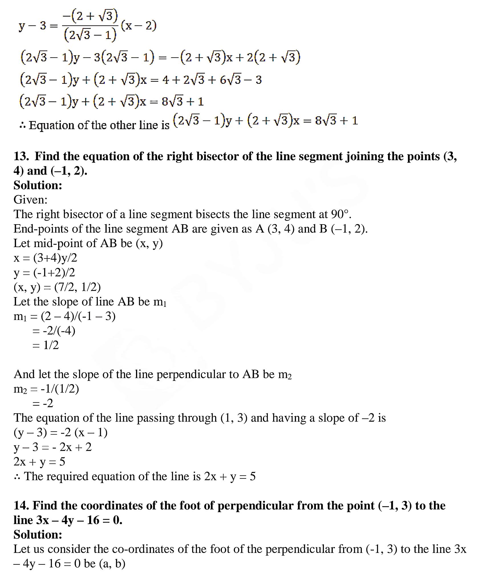 Class 11 Maths Chapter 10- Straight Lines ,  11th Maths book in hindi, 11th Maths notes in hindi, cbse books for class  11, cbse books in hindi, cbse ncert books, class  11  Maths notes in hindi,  class  11 hindi ncert solutions,  Maths 2020,  Maths 2021,  Maths 2022,  Maths book class  11,  Maths book in hindi,  Maths class  11 in hindi,  Maths notes for class  11 up board in hindi, ncert all books, ncert app in hindi, ncert book solution, ncert books class 10, ncert books class  11, ncert books for class 7, ncert books for upsc in hindi, ncert books in hindi class 10, ncert books in hindi for class  11  Maths, ncert books in hindi for class 6, ncert books in hindi pdf, ncert class  11 hindi book, ncert english book, ncert  Maths book in hindi, ncert  Maths books in hindi pdf, ncert  Maths class  11, ncert in hindi,  old ncert books in hindi, online ncert books in hindi,  up board  11th, up board  11th syllabus, up board class 10 hindi book, up board class  11 books, up board class  11 new syllabus, up Board  Maths 2020, up Board  Maths 2021, up Board  Maths 2022, up Board  Maths 2023, up board intermediate  Maths syllabus, up board intermediate syllabus 2021, Up board Master 2021, up board model paper 2021, up board model paper all subject, up board new syllabus of class 11th Maths, up board paper 2021, Up board syllabus 2021, UP board syllabus 2022,   11 वीं मैथ्स पुस्तक हिंदी में,  11 वीं मैथ्स नोट्स हिंदी में, कक्षा  11 के लिए सीबीएससी पुस्तकें, हिंदी में सीबीएससी पुस्तकें, सीबीएससी  पुस्तकें, कक्षा  11 मैथ्स नोट्स हिंदी में, कक्षा  11 हिंदी एनसीईआरटी समाधान, मैथ्स 2020, मैथ्स 2021, मैथ्स 2022, मैथ्स  बुक क्लास  11, मैथ्स बुक इन हिंदी, बायोलॉजी क्लास  11 हिंदी में, मैथ्स नोट्स इन क्लास  11 यूपी  बोर्ड इन हिंदी, एनसीईआरटी मैथ्स की किताब हिंदी में,  बोर्ड  11 वीं तक,  11 वीं तक की पाठ्यक्रम, बोर्ड कक्षा 10 की हिंदी पुस्तक  , बोर्ड की कक्षा  11 की किताबें, बोर्ड की कक्षा  11 की नई पाठ्यक्रम, बोर्ड मैथ्स 2020, यूपी   बोर्ड मैथ्स 2021, यूपी  बोर्ड मैथ्स 2022, यूपी  बोर्ड मैथ्स 2023, यूपी  बोर्ड इंटरमीडिएट बायोलॉजी सिलेबस, यूपी  बोर्ड इंटरमीडिएट सिलेबस 2021, यूपी  बोर्ड मास्टर 2021, यूपी  बोर्ड मॉडल पेपर 2021, यूपी  मॉडल पेपर सभी विषय, यूपी  बोर्ड न्यू क्लास का सिलेबस   11 वीं मैथ्स, अप बोर्ड पेपर 2021, यूपी बोर्ड सिलेबस 2021, यूपी बोर्ड सिलेबस 2022,