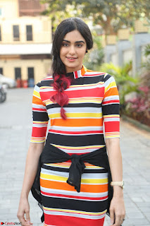 Adha Sharma in a Cute Colorful Jumpsuit Styled By Manasi Aggarwal Promoting movie Commando 2 (27).JPG