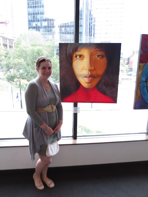 commffest, commffest international art exhibition, toronto, toronto metro hall, rotunda hall, toronto artist, portrait, beauty art, malinda prudhomme, art exhibition, realism