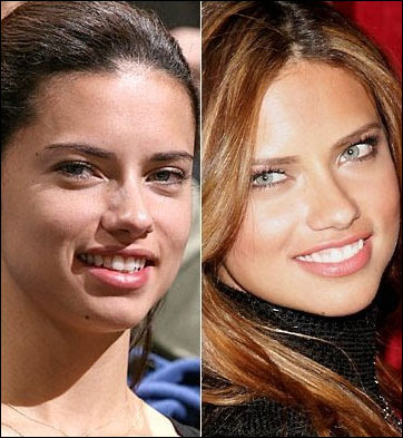 adriana lima hair. adriana lima hair up. adriana