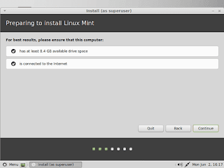 Cara Instal Linux Mint