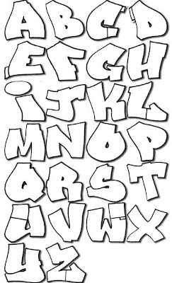 graffiti alphabet letters