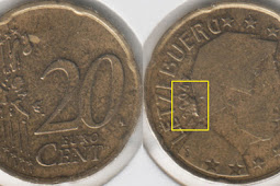 Off-topic: minting error in Luxembourg 20 cents 2004