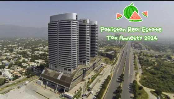 This is a video about "Tax Amnesty Schemes for Pakistan Real Estate Sector 2024"in image you can see the view centrius mall islamabad..An expensive real estate market.