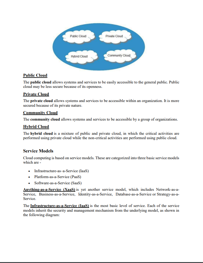Cloud Computing (Lecture #2 & 3)