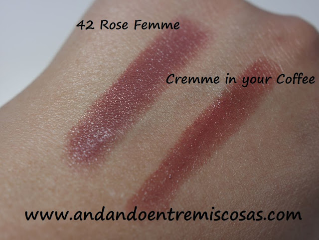 Labiales de Milani y Mac, swatches