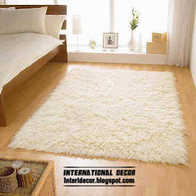 white rug and carpet for warm room