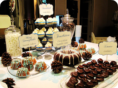 dessert bar