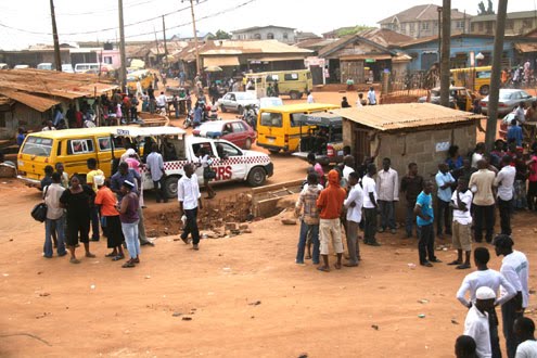 Image result for PHOTOS OF NURTW RIOT IN LAGOS