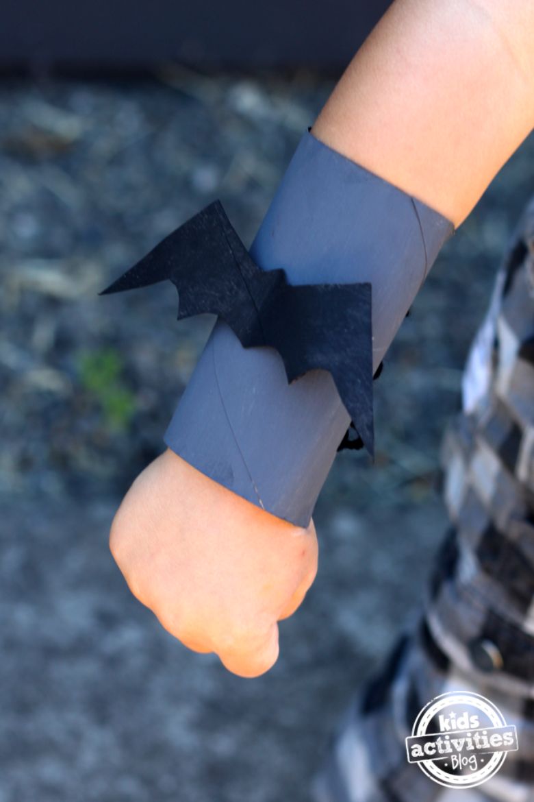 superhero cuffs - easy superhero crafts for preschoolers