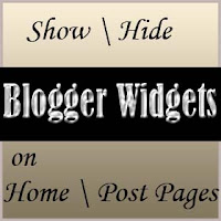 How to Show or Hide widgets on blogger Homepage and Post pages How to Show or Hide widgets on blogger Homepage and Post pages