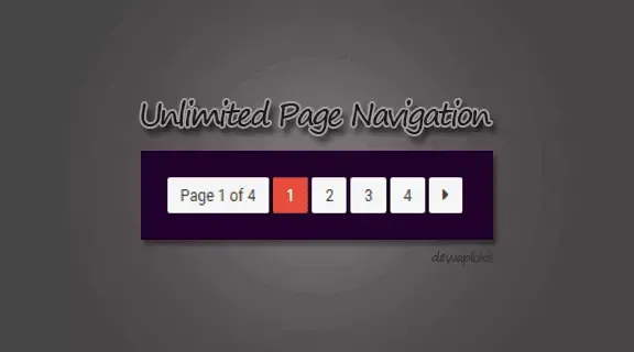 Cara Memasang Navigasi Halaman Unlimited Pada Blog