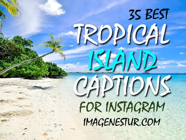 Tropical Island Captions for Instagram Post & Bios