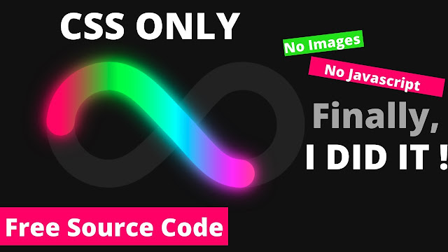 Infinity Animation Effects Gradient Shadow | CSS Only Animation Effects