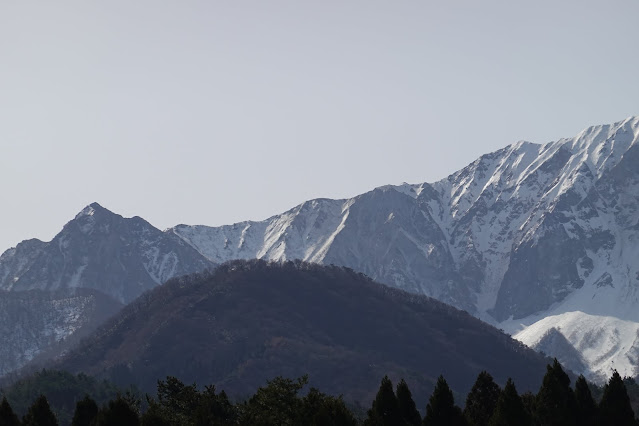 鳥取県道314号赤松大山線　種原　大山の眺望