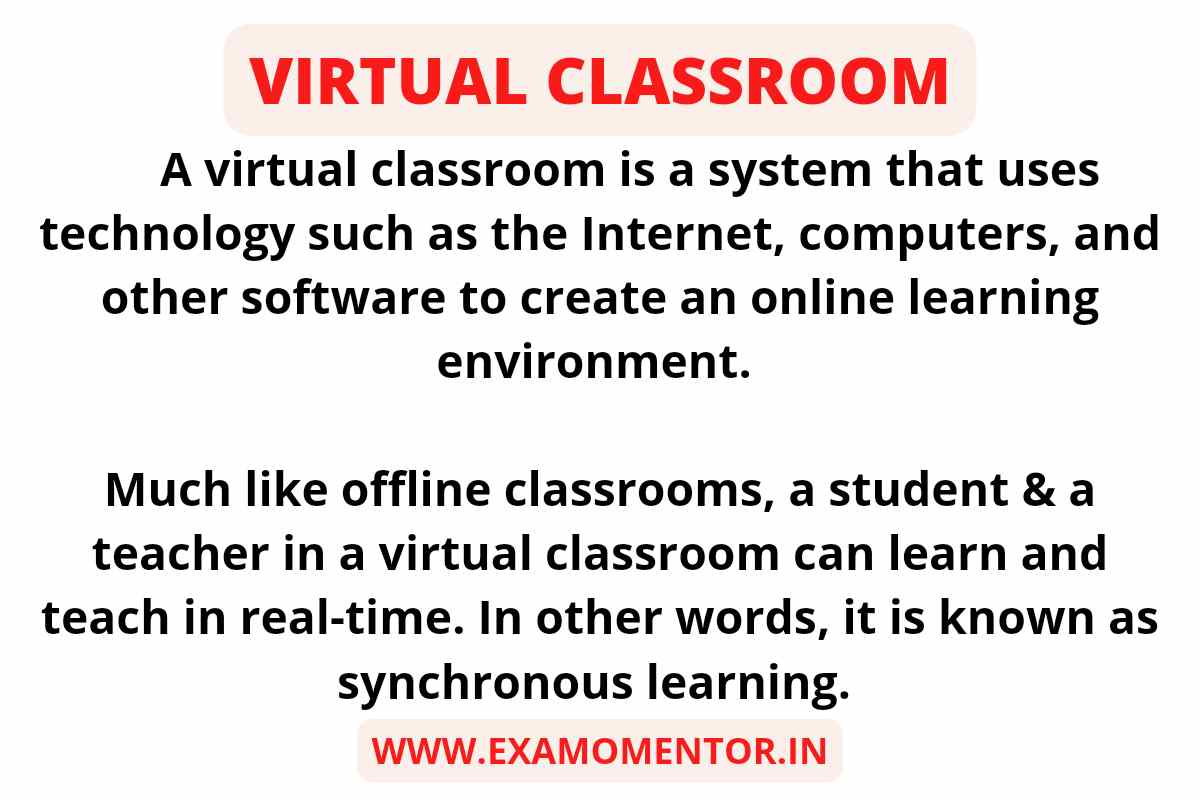 Essay on Virtual Classroom