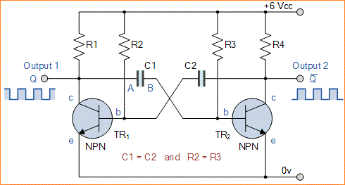 Multivibrator Astabil