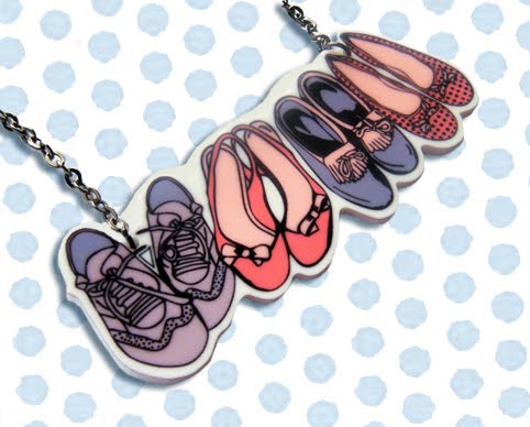 Pile of Shoes Necklace - �