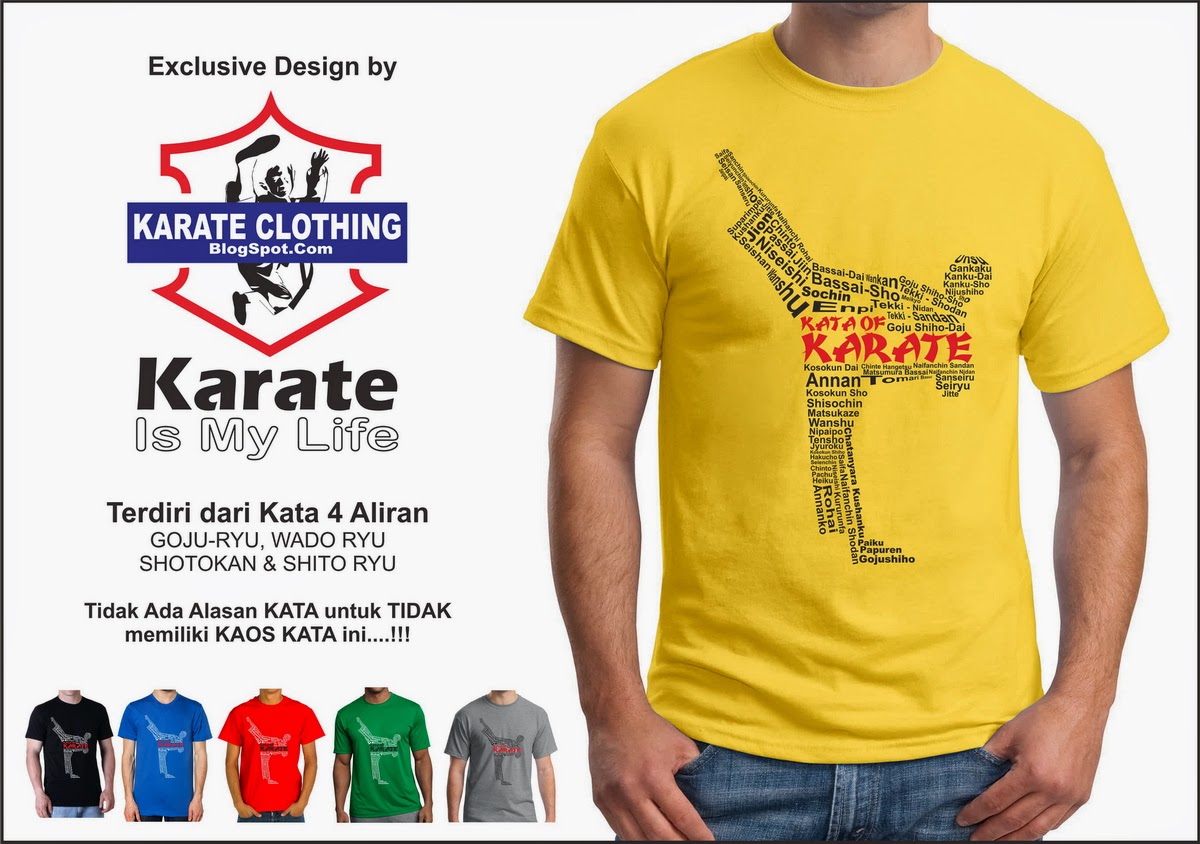  Kaos Karate Karate Clothing Karate Distro Kaos Karate 